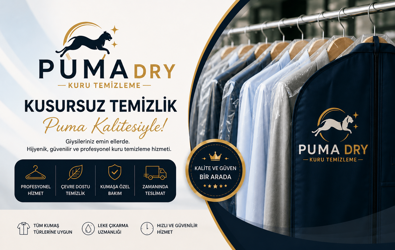 Puma Kuru Temizleme — Güngören'de kusursuz temizlik